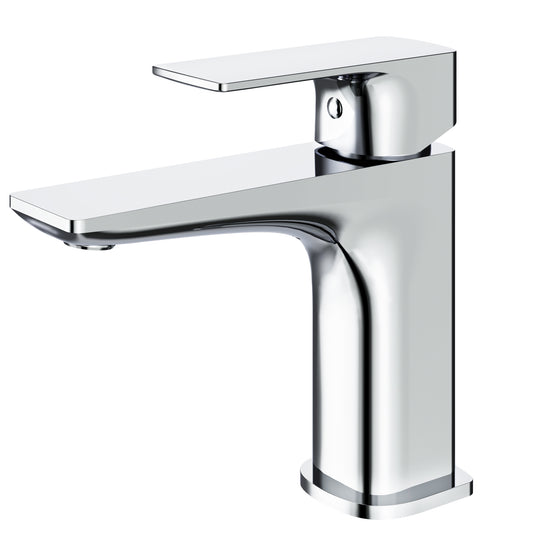 [Wholesale only] MP-11062 Chrome+black Deck-mount hot and cold basin faucet-Arrisea