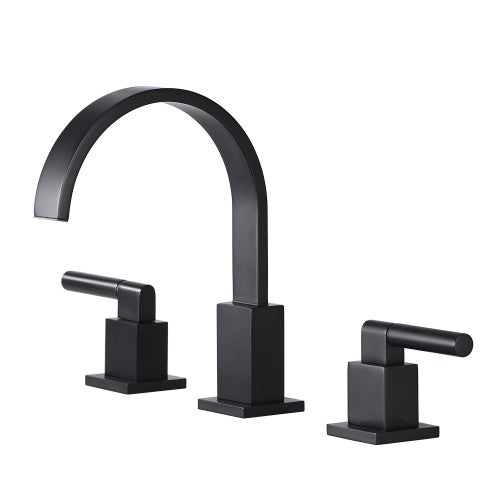 [Pre-order Product] MP-21002 Black 8''widespread basin faucet-Arrisea