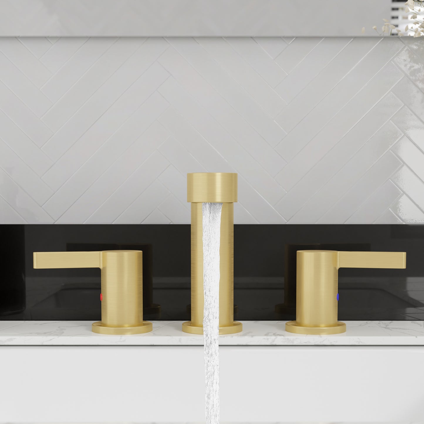 MP-21013 8''Widespread Basin Gold Faucet