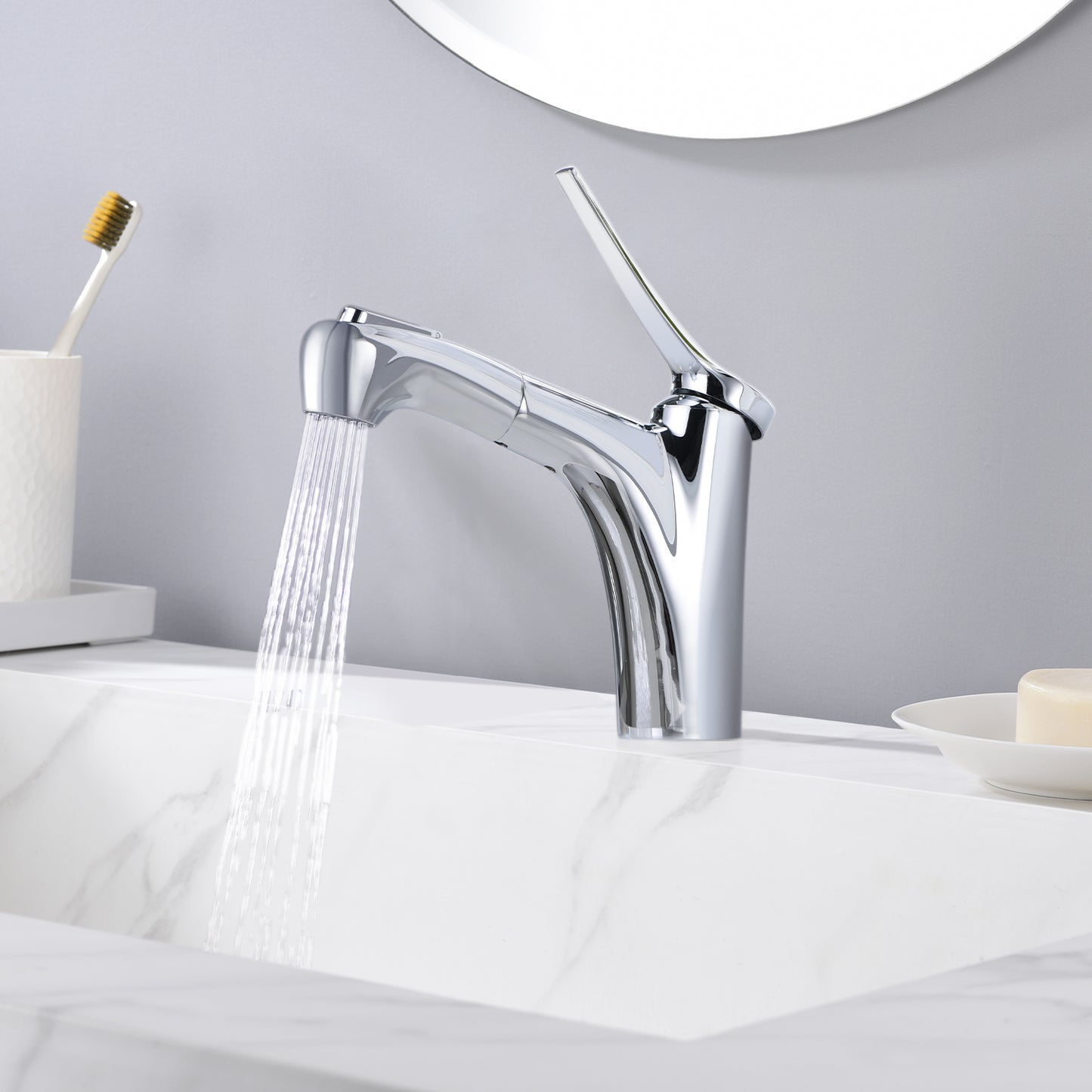 MP-41003 Pull out the basin faucet