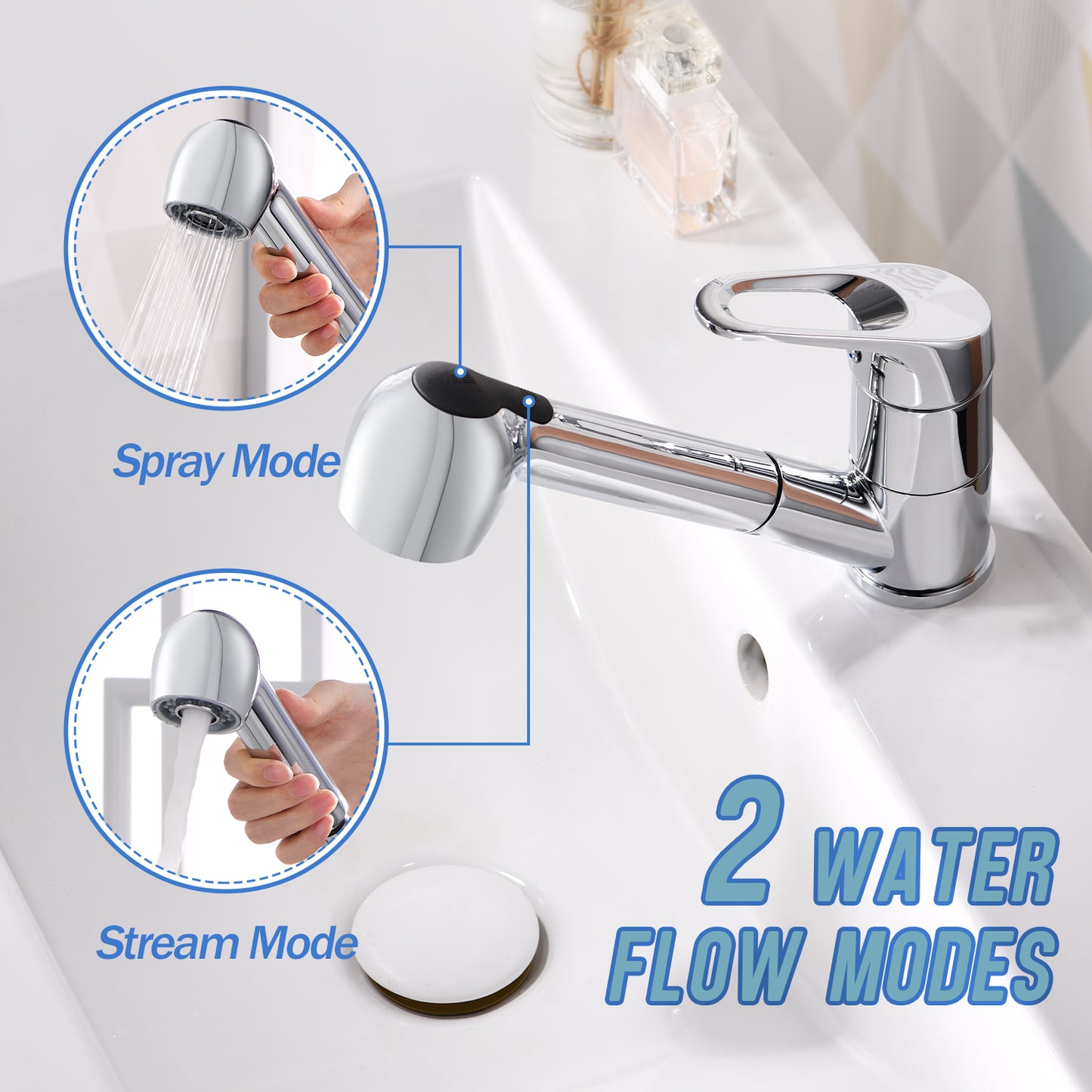 CF-15085 pull down kitchen faucet