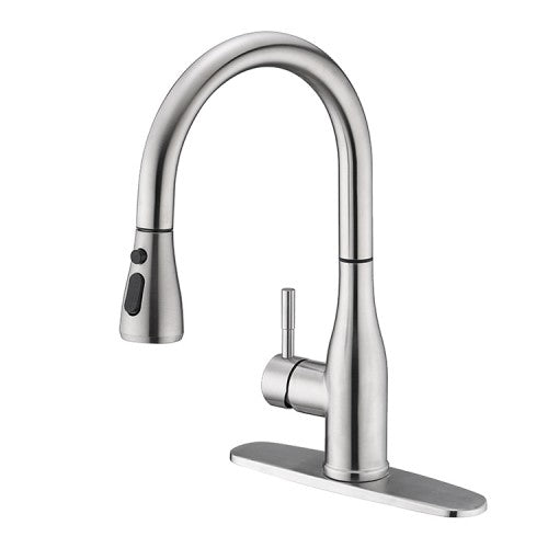 [Pre-order product]CF-15083 Nickel Pull Down Kitchen Faucet-Arrisea