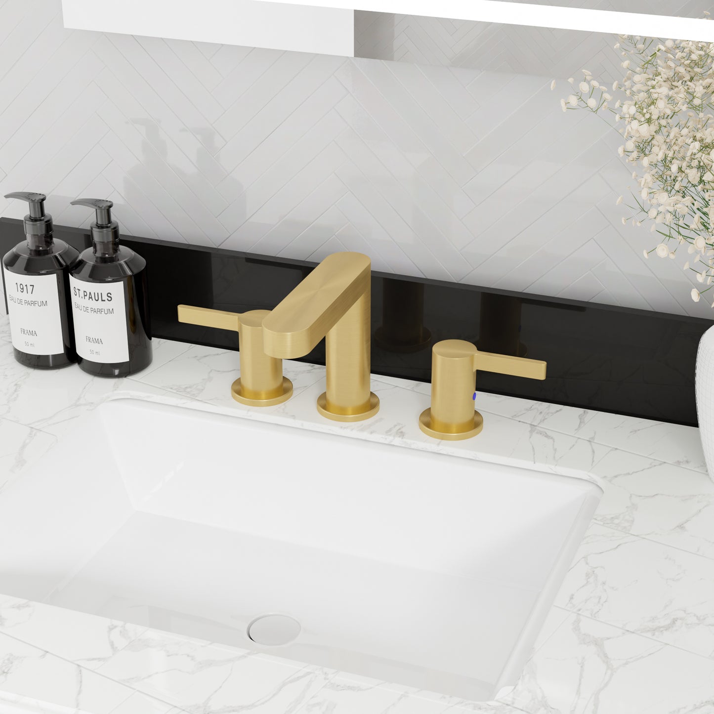 MP-21013 8''Widespread Basin Gold Faucet