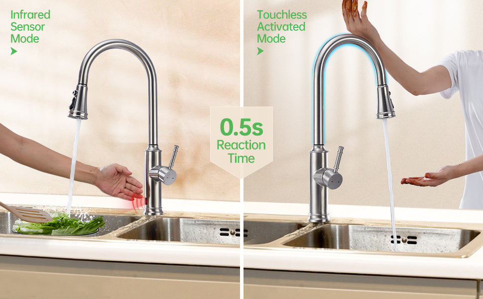 Touch Faucet Pull Down Kitchen Faucet CF-15026